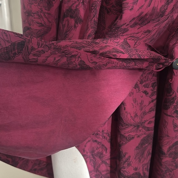 Vintage Liz Claiborne Petite Dress 100% Silk Size 8 - Picture 3 of 3